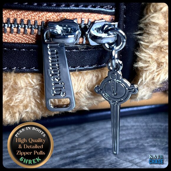 Loungefly Shrek Puss in Boots Cosplay Mini Backpack Cat Dreamworks Movie Tv - Picture 11 of 12